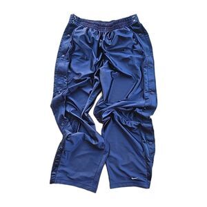 Nike Tearaway Track Pants Navy Blue Men's Large, Vintage 90s Retro XXL